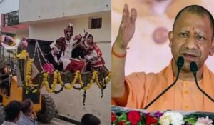 CM Yogi: दूल्हा ने CM Yogi पर भड़कने के बाद बुलडोजर पर निकाली शादी की बरात