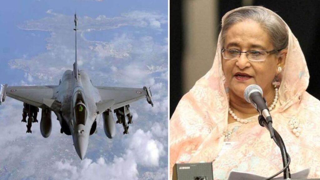 Sheikh Hasina नहीं पहुंचीं दिल्ली, भारत ने उड़ाए दो राफेल, एयरफोर्स ने की सख्त निगरानी