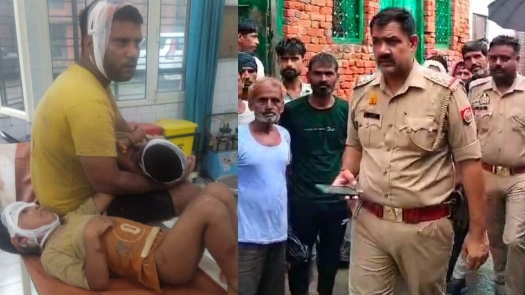 Agra: आगरा में खनन माफिया का हमला, पुलिस पर गोलीबारी, कांस्टेबल घायल